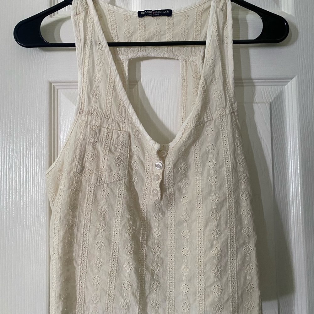 Precious Eyelet Brenda Melville Tanktop